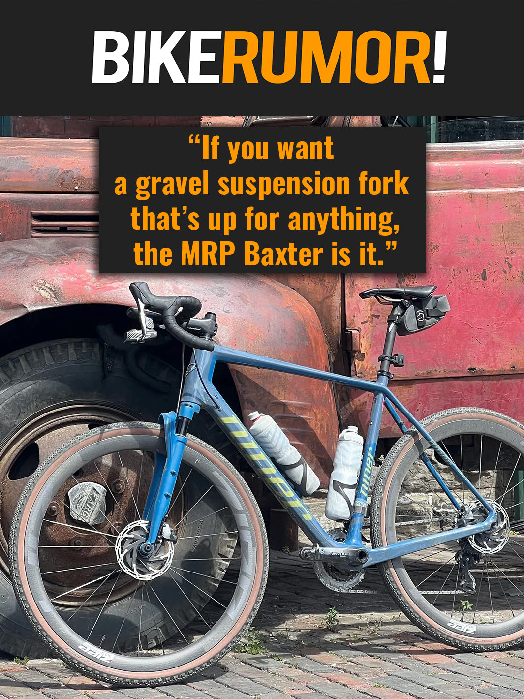 gravel suspension bike Baxter