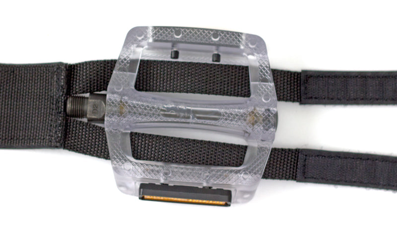 Power Grips Fat Straps Black/White