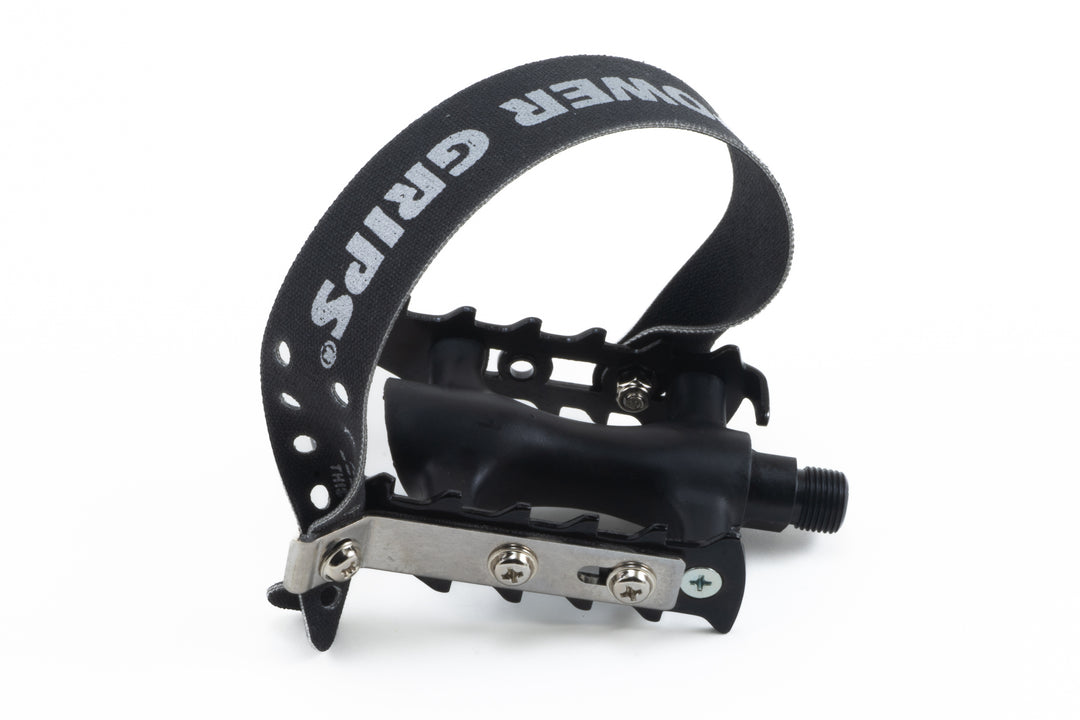 pedale sport Power Grip Sport Pedals and Strap Set, Black
